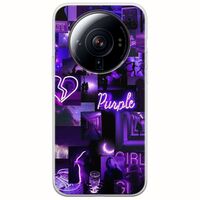 Aesthetic Purple Xiaomi 12S Ultra Flexible TPU (Διάφανη Σιλικόνη)