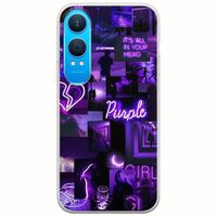Aesthetic Purple OnePlus Nord CE4 Lite 5G Flexible TPU (Διάφανη Σιλικόνη)