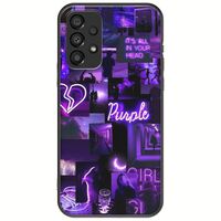 Aesthetic Purple Samsung Galaxy A13 4G Black TPU (Μαύρη Σιλικόνη)