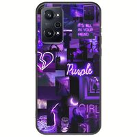 Aesthetic Purple Realme GT Neo 3T Black TPU (Μαύρη Σιλικόνη)