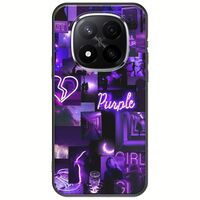 Aesthetic Purple Xiaomi Redmi Note 14 Pro 5G Black TPU (Μαύρη Σιλικόνη)