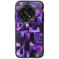 Aesthetic Purple OnePlus 13 5G Groove TPU (Tempered Glass και TPU)