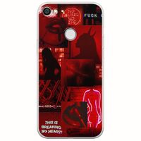 Aesthetic Red Xiaomi Redmi Note 5A Prime Flexible TPU (Διάφανη Σιλικόνη)