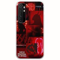 Aesthetic Red Xiaomi Mi Note 10 Lite Flexible TPU (Διάφανη Σιλικόνη)