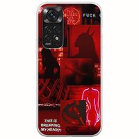 Aesthetic Red Xiaomi Redmi Note 11 / 11s Flexible TPU (Διάφανη Σιλικόνη)
