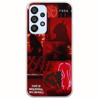 Aesthetic Red Samsung Galaxy A53 5G Flexible TPU (Διάφανη Σιλικόνη)