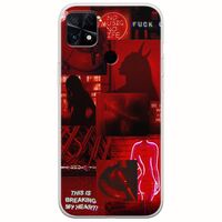 Aesthetic Red Xiaomi Poco C40 Flexible TPU (Διάφανη Σιλικόνη)