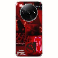 Aesthetic Red Xiaomi Redmi A3 Flexible TPU (Διάφανη Σιλικόνη)