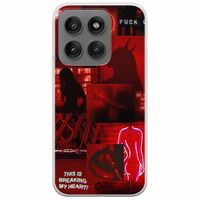 Aesthetic Red Motorola Edge 60 Pro 5G Flexible TPU (Διάφανη Σιλικόνη)