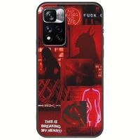 Aesthetic Red Xiaomi Redmi Note 11 Pro Plus 5G Black TPU (Μαύρη Σιλικόνη)