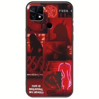 Aesthetic Red Xiaomi Poco C40 Black TPU (Μαύρη Σιλικόνη)