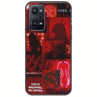 Aesthetic Red Realme GT Neo 3T Black TPU (Μαύρη Σιλικόνη)