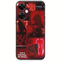 Aesthetic Red OnePlus Nord CE 3 Lite 5G Black TPU (Μαύρη Σιλικόνη)