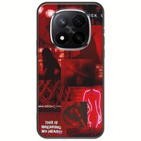 Aesthetic Red Xiaomi Redmi Note 14 Pro 5G Black TPU (Μαύρη Σιλικόνη)