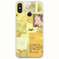 Aesthetic Yellow Xiaomi Mi 8 Flexible TPU (Διάφανη Σιλικόνη)
