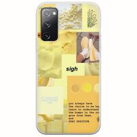 Aesthetic Yellow Samsung Galaxy S20 Flexible TPU (Διάφανη Σιλικόνη)