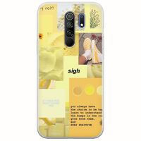 Aesthetic Yellow Xiaomi Redmi 9 Flexible TPU (Διάφανη Σιλικόνη)