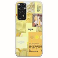 Aesthetic Yellow Xiaomi Redmi Note 11 / 11s Flexible TPU (Διάφανη Σιλικόνη)