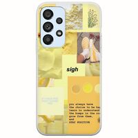 Aesthetic Yellow Samsung Galaxy A53 5G Flexible TPU (Διάφανη Σιλικόνη)