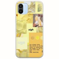 Aesthetic Yellow Xiaomi Redmi A2 Flexible TPU (Διάφανη Σιλικόνη)