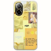 Aesthetic Yellow Realme C67 4G Flexible TPU (Διάφανη Σιλικόνη)