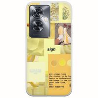 Aesthetic Yellow Oppo A79 5G Flexible TPU (Διάφανη Σιλικόνη)