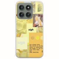 Aesthetic Yellow Motorola Edge 60 Fusion 5G Flexible TPU (Διάφανη Σιλικόνη)