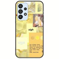 Aesthetic Yellow Samsung Galaxy A53 5G Black TPU (Μαύρη Σιλικόνη)