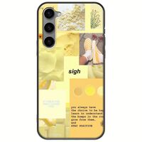 Aesthetic Yellow Samsung Galaxy S23 Plus 5G Black TPU (Μαύρη Σιλικόνη)