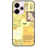 Aesthetic Yellow Xiaomi Redmi 13 4G Black TPU (Μαύρη Σιλικόνη)