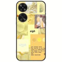 Aesthetic Yellow Huawei Nova 12 SE Black TPU (Μαύρη Σιλικόνη)