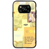 Aesthetic Yellow Xiaomi Poco X3 NFC / X3 Pro Groove TPU (Tempered Glass και TPU)