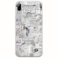 Aesthetic White Huawei P Smart Z Flexible TPU (Διάφανη Σιλικόνη)