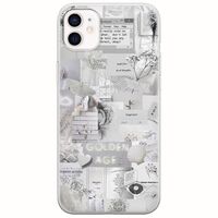 Aesthetic White iPhone 12 mini Flexible TPU (Διάφανη Σιλικόνη)
