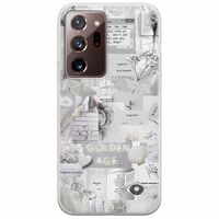 Aesthetic White Samsung Galaxy Note 20 Ultra Flexible TPU (Διάφανη Σιλικόνη)