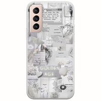 Aesthetic White Samsung Galaxy S21 FE 5G Flexible TPU (Διάφανη Σιλικόνη)