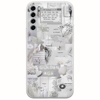 Aesthetic White TCL 20S / 20 5G / 20L / 20L+ Flexible TPU (Διάφανη Σιλικόνη)