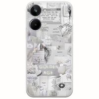 Aesthetic White Realme 10 4G Flexible TPU (Διάφανη Σιλικόνη)