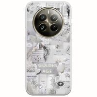 Aesthetic White Realme 12 Pro Plus 5G Flexible TPU (Διάφανη Σιλικόνη)