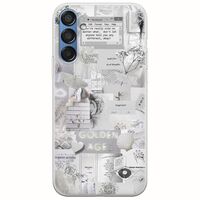 Aesthetic White Samsung Galaxy M15 5G Flexible TPU (Διάφανη Σιλικόνη)