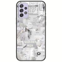 Aesthetic White Samsung Galaxy A52 (4G/5G) A52s Black TPU (Μαύρη Σιλικόνη)