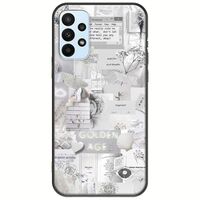 Aesthetic White Samsung Galaxy A23 5G Black TPU (Μαύρη Σιλικόνη)