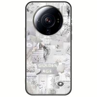 Aesthetic White Xiaomi 12S Ultra Black TPU (Μαύρη Σιλικόνη)