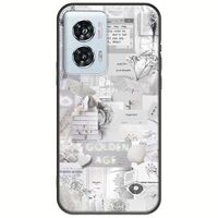 Aesthetic White Motorola Edge 50 Fusion 5G Black TPU (Μαύρη Σιλικόνη)