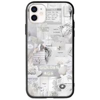 Aesthetic White iPhone 12 mini Groove TPU (Tempered Glass και TPU)