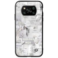 Aesthetic White Xiaomi Poco X3 NFC / X3 Pro Groove TPU (Tempered Glass και TPU)