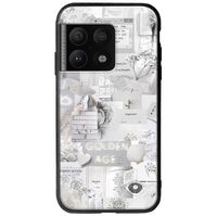 Aesthetic White OnePlus 10 Pro Groove TPU (Tempered Glass και TPU)