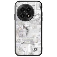 Aesthetic White OnePlus 13 5G Groove TPU (Tempered Glass και TPU)