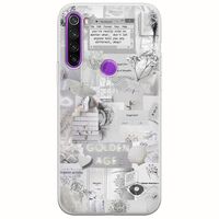 Aesthetic White Xiaomi Redmi Note 8 Flexible TPU (Διάφανη Σιλικόνη)