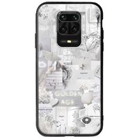 Aesthetic White Xiaomi Redmi Note 9S / 9 Pro / 9 Pro Max Groove TPU (Tempered Glass και TPU)